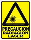 PRECAUCION RADIACION LASER